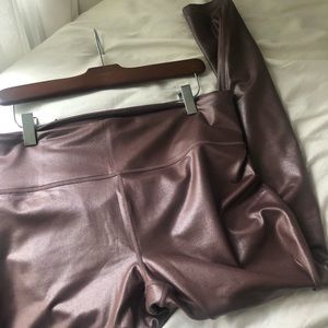 Shimmery high waist leggings